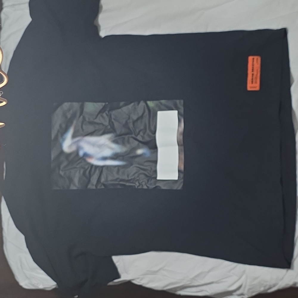 Heron Preston Blue and White Bird